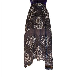 Free people full length never worn maxi skirt